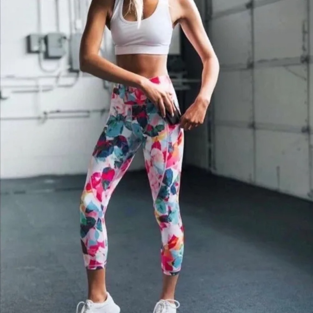 ZYIA ACTIVE Floral Light N Tight Leggings Women’s 2